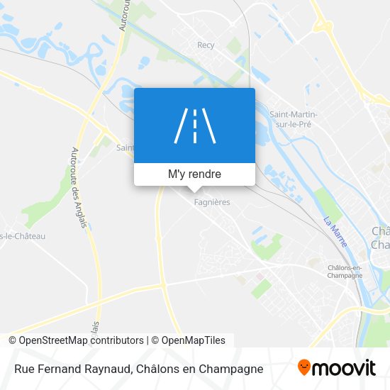 Rue Fernand Raynaud plan