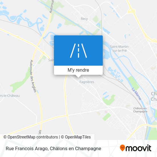 Rue Francois Arago plan