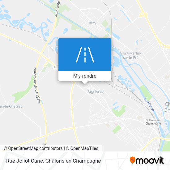 Rue Joliot Curie plan