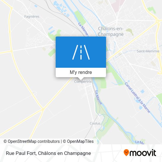 Rue Paul Fort plan