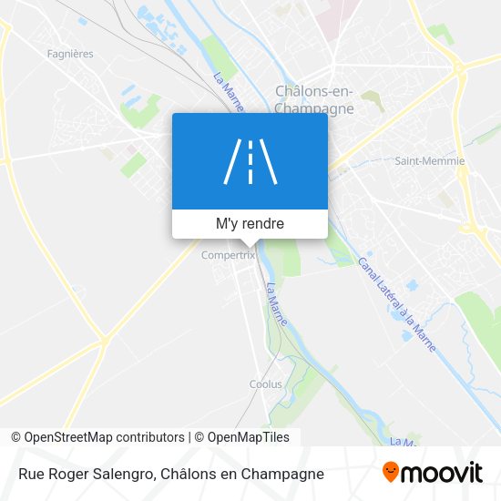 Rue Roger Salengro plan