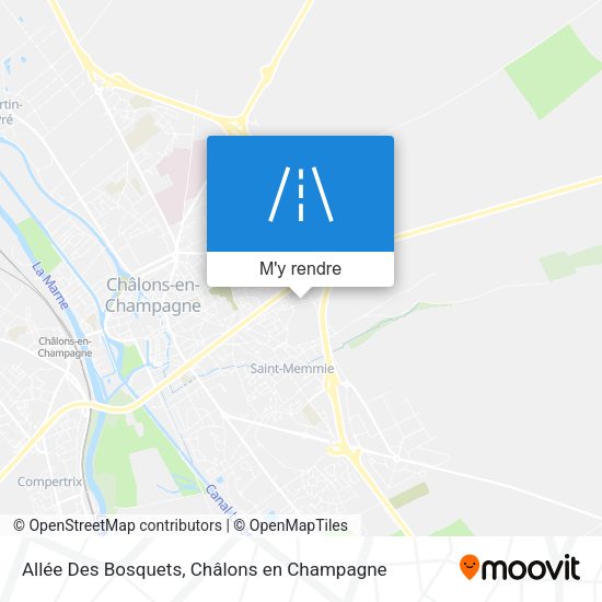 Allée Des Bosquets plan