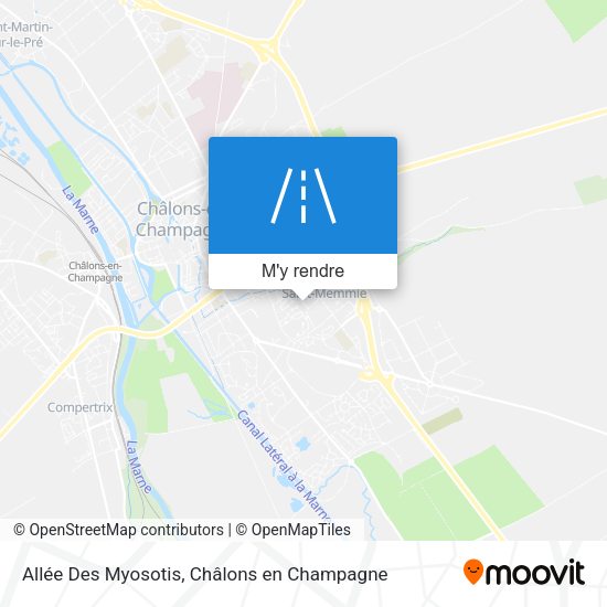 Allée Des Myosotis plan