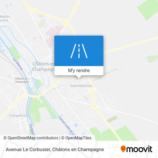 Avenue Le Corbusier plan