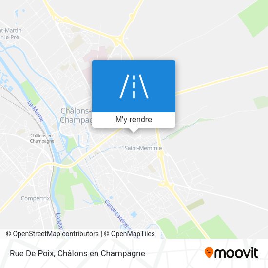 Rue De Poix plan