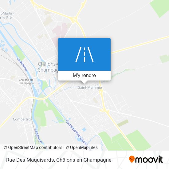 Rue Des Maquisards plan