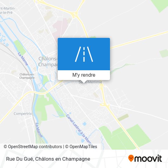 Rue Du Gué plan