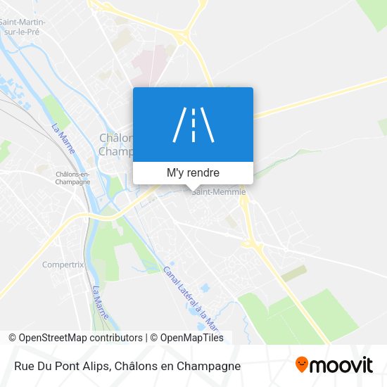 Rue Du Pont Alips plan