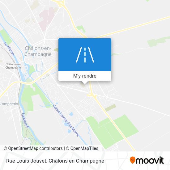 Rue Louis Jouvet plan