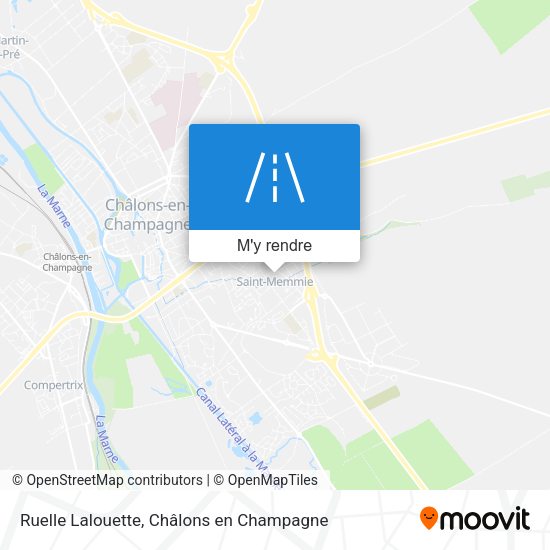 Ruelle Lalouette plan