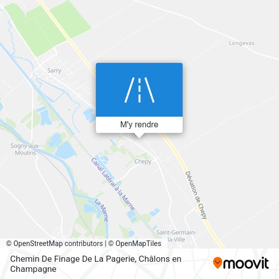 Chemin De Finage De La Pagerie plan