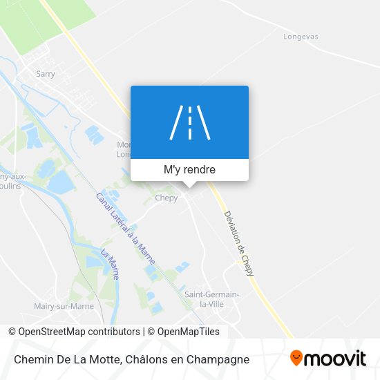 Chemin De La Motte plan