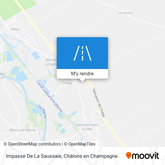Impasse De La Saussaie plan
