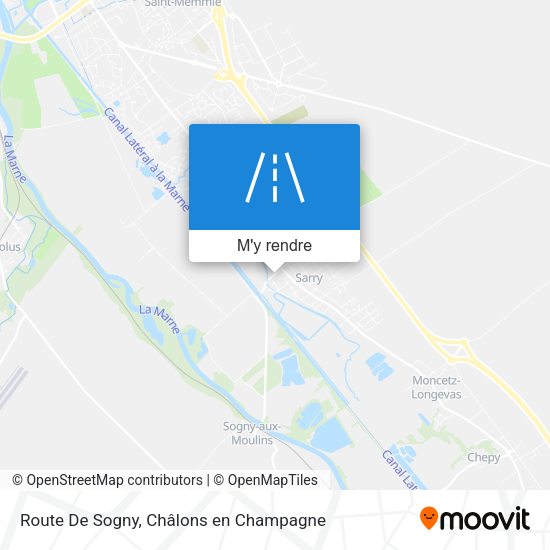 Route De Sogny plan