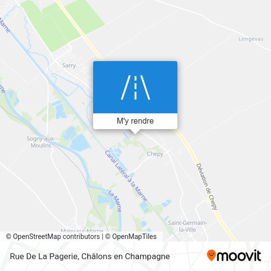 Rue De La Pagerie plan