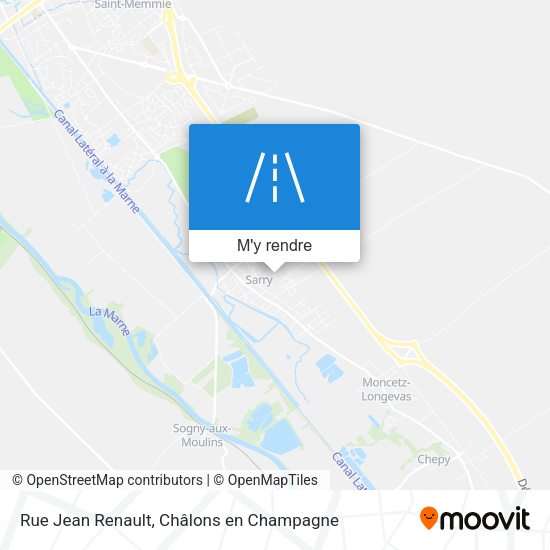 Rue Jean Renault plan