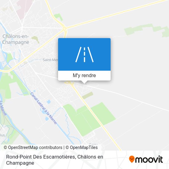 Rond-Point Des Escarnotières plan