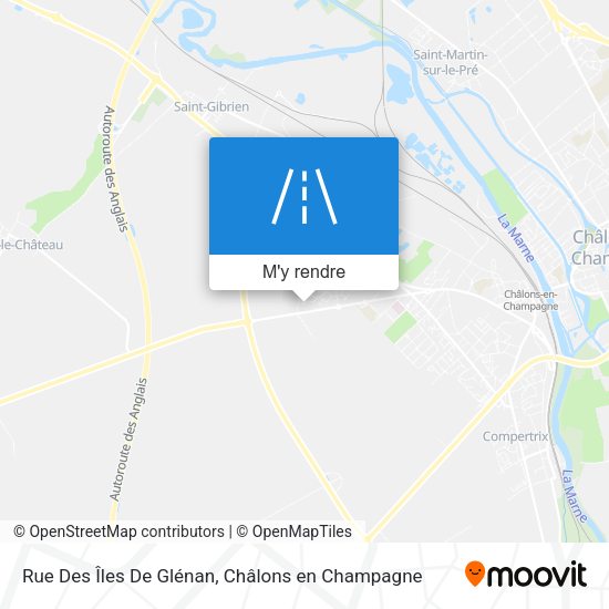 Rue Des Îles De Glénan plan