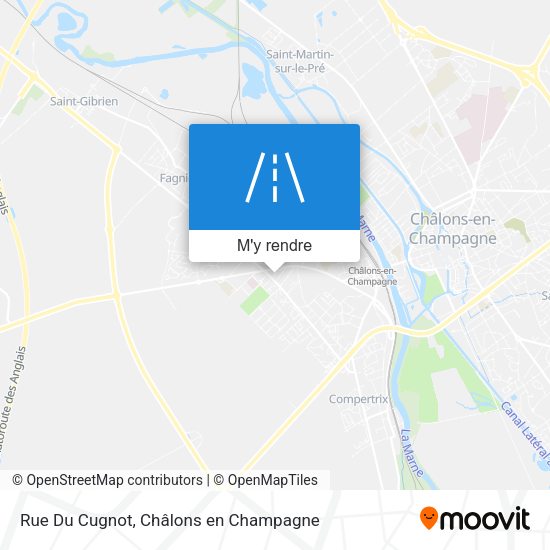 Rue Du Cugnot plan