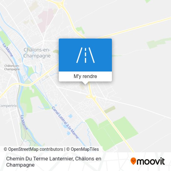 Chemin Du Terme Lanternier plan