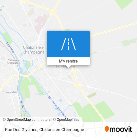 Rue Des Glycines plan