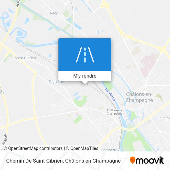 Chemin De Saint-Gibrien plan