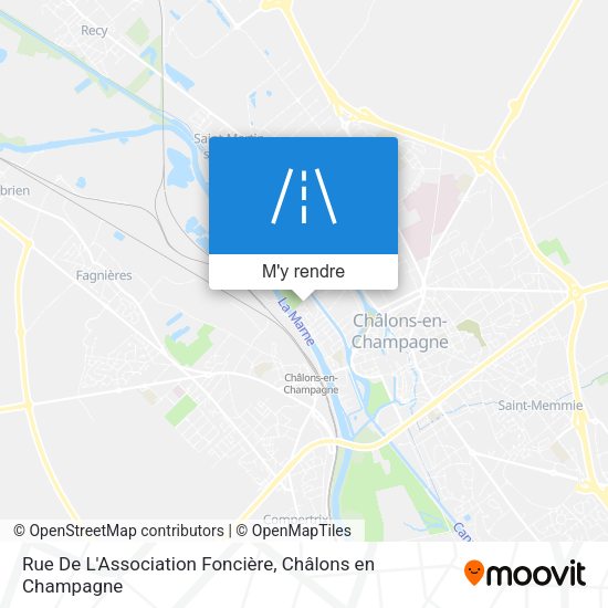Rue De L'Association Foncière plan