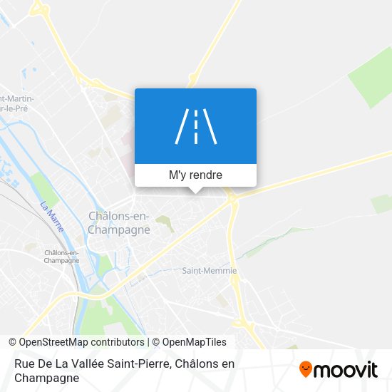Rue De La Vallée Saint-Pierre plan