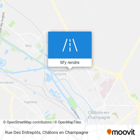 Rue Des Entrepôts plan