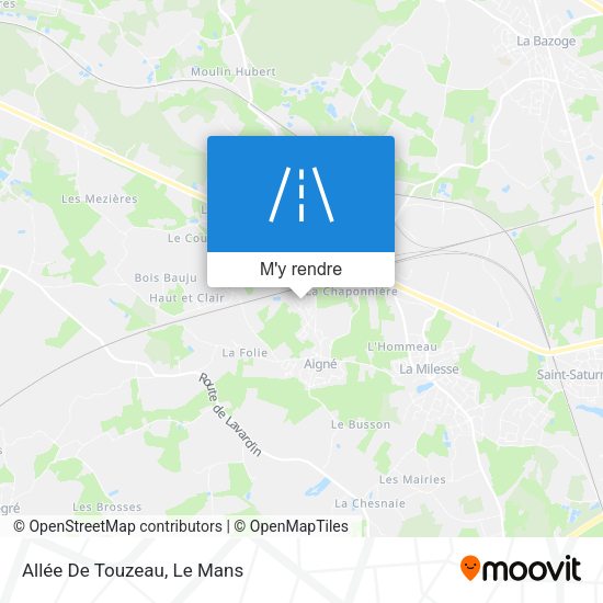 Allée De Touzeau plan