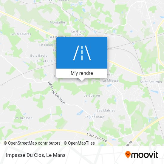 Impasse Du Clos plan
