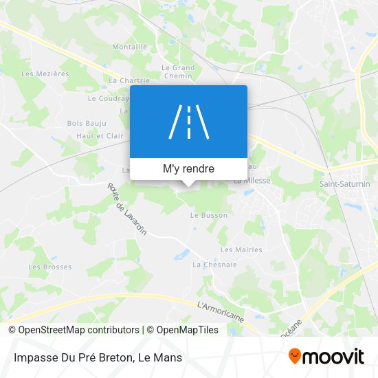 Impasse Du Pré Breton plan