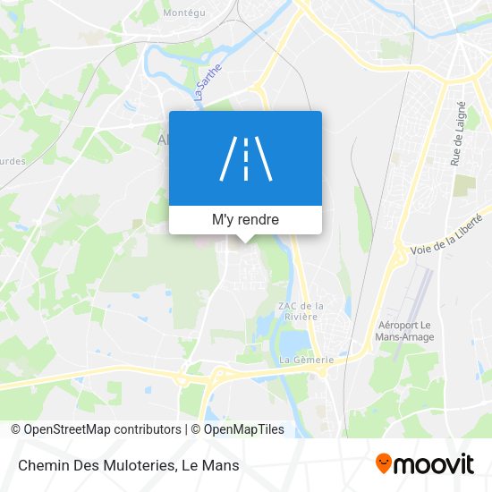 Chemin Des Muloteries plan