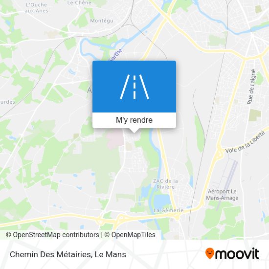 Chemin Des Métairies plan