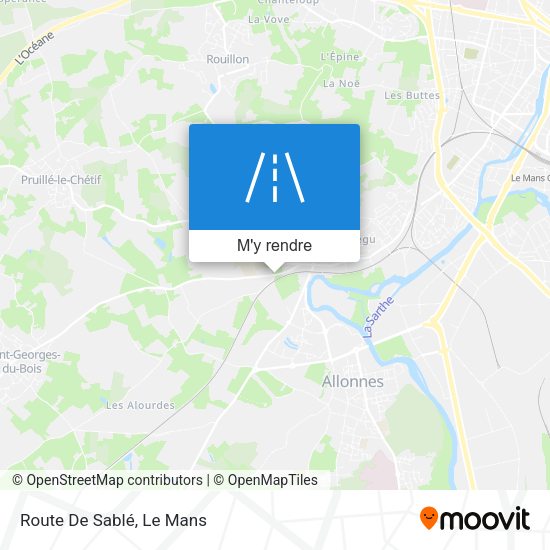 Route De Sablé plan