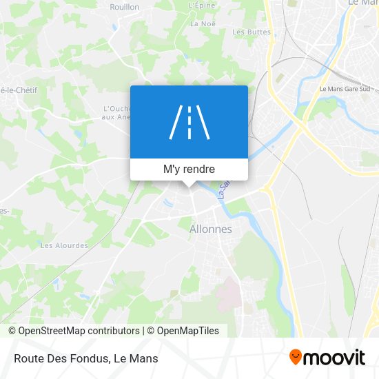 Route Des Fondus plan