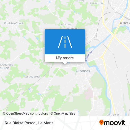 Rue Blaise Pascal plan