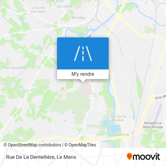 Rue De La Dentellière plan