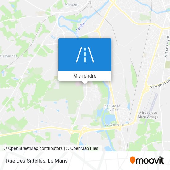 Rue Des Sittelles plan