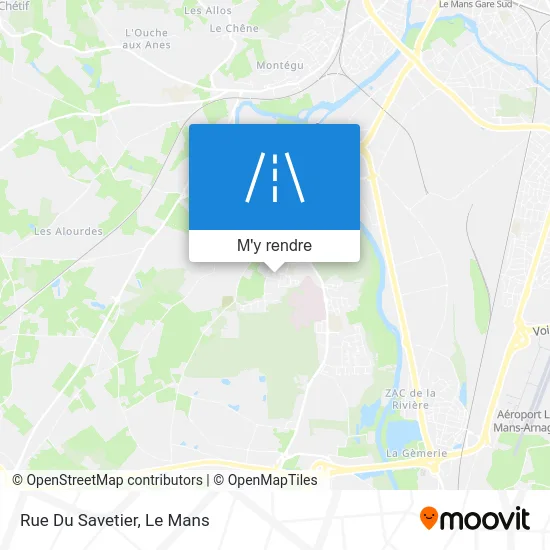 Rue Du Savetier plan