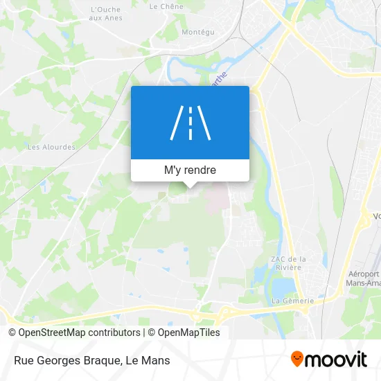 Rue Georges Braque plan