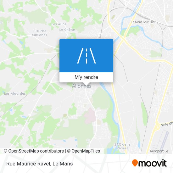 Rue Maurice Ravel plan
