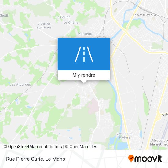 Rue Pierre Curie plan