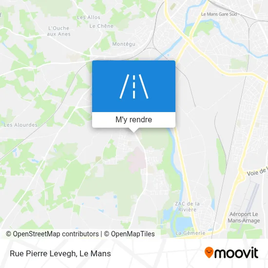 Rue Pierre Levegh plan