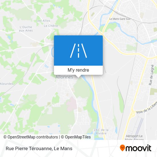 Rue Pierre Térouanne plan