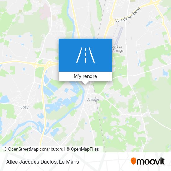 Allée Jacques Duclos plan