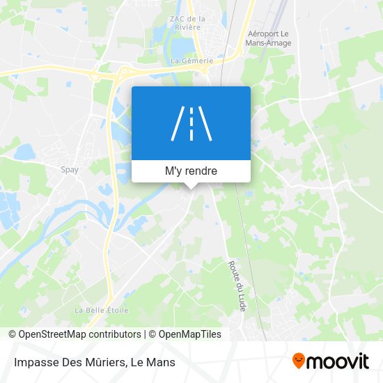 Impasse Des Mûriers plan