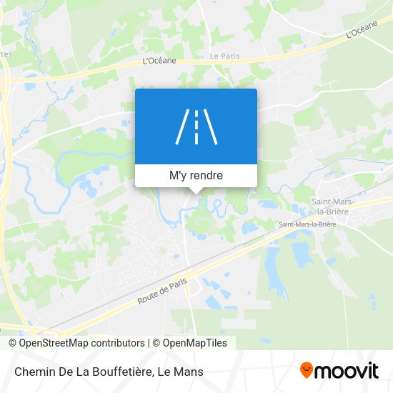 Chemin De La Bouffetière plan
