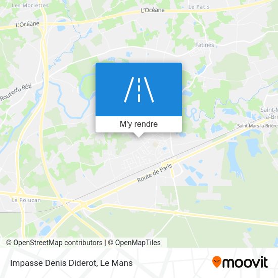 Impasse Denis Diderot plan
