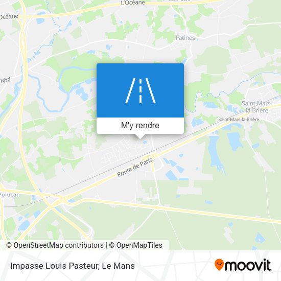 Impasse Louis Pasteur plan